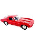 Метална кола Welly -  Chevrolet Corvette 1963, 1:34 - 1t